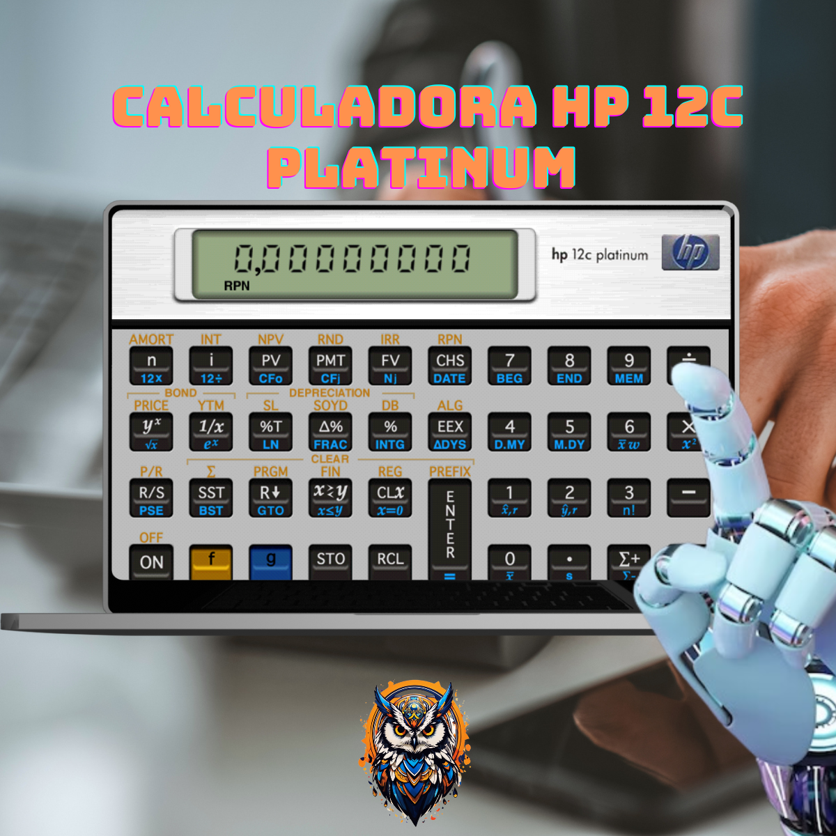 Calculadora HP 12C Platinum Marketing Pessoal